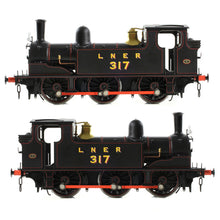 Load image into Gallery viewer, NER E (J71) Tank 317 LNER Lined Black - Bachmann -31-066 - Scale OO