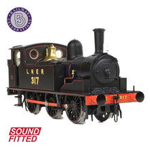 Load image into Gallery viewer, NER E (J71) Tank 317 LNER Lined Black SOUND FITTED - Bachmann -31-066SF - Scale OO