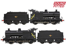 Load image into Gallery viewer, MR 3835 (4F) with Fowler Tender 43982 BR Black (Late Crest) SOUND FITTED - Bachmann -31-884ASF - Scale OO