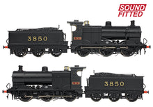 Load image into Gallery viewer, MR 3835 (4F) with Johnson-Deeley Tender 3850 LMS Black (MR Numerals) SOUND FITTED - Bachmann -31-885SF - Scale OO