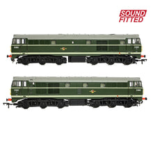 Load image into Gallery viewer, Class 30 D5862 BR Green (Small Yellow Panels) SOUND FITTED - Bachmann -35-802ASF - Scale OO