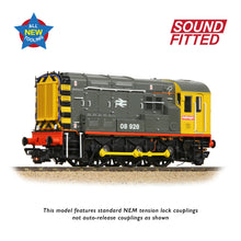 Load image into Gallery viewer, Class 08 08928 BR Railfreight (Red Stripe)