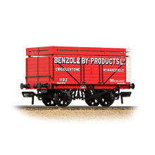 Load image into Gallery viewer, 7 Plank Wagon with Coke Rails 'Benzol & By-Products Ltd' Red