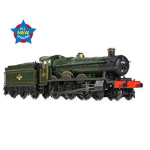 Load image into Gallery viewer, GWR 49XX 'Hall' 4936 'Kinlet Hall' BR Lined Green (Late Crest) - Bachmann -372-011 - Scale N