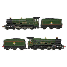 Load image into Gallery viewer, GWR 4073 'Castle' 5015 'Kingswear Castle' BR Lined Green (Early Emblem) - Bachmann -372-031A - Scale N