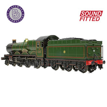 Load image into Gallery viewer, GWR 4073 'Castle' 4082 'Windsor Castle' GWR Lined Green (Shirtbutton) SOUND FITTED - Bachmann -372-035SF - Scale N