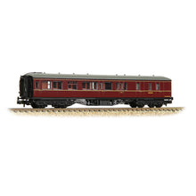 Load image into Gallery viewer, GWR Hawksworth Brake Second Corridor BR Maroon - Bachmann -374-512B - Scale N