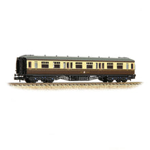 Load image into Gallery viewer, GWR Hawksworth Third Corridor GWR Chocolate & Cream - Bachmann -374-536A - Scale N