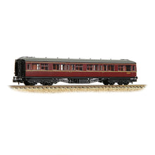 Load image into Gallery viewer, GWR Hawksworth Second Corridor BR Maroon - Bachmann -374-537B - Scale N