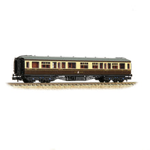 Load image into Gallery viewer, GWR Hawksworth Composite Corridor GWR Chocolate & Cream - Bachmann -374-561B - Scale N