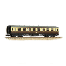 Load image into Gallery viewer, GWR Hawksworth Full Brake GWR Chocolate & Cream - Bachmann -374-590 - Scale N