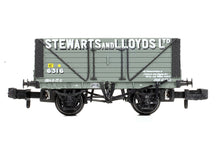 Load image into Gallery viewer, 8 Plank Wagon Fixed Ends 'Stewarts & Lloyds Ltd' Grey - Bachmann -377-150C - Scale N