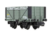 Load image into Gallery viewer, 8 Plank Wagon Fixed Ends 'Stewarts & Lloyds Ltd' Grey - Bachmann -377-150C - Scale N