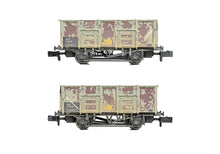 Load image into Gallery viewer, BR 24.5T Mineral Wagon BR Grey (TOPS) WEATHERED - Bachmann -378-052 - Scale N