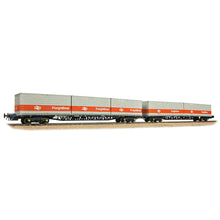 Load image into Gallery viewer, BR FGA Outer Flats 2-Pack BR Blue, 5 x Type L/N Freightliner Conts. - Bachmann -38-625A - Scale OO