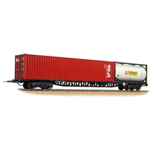 Load image into Gallery viewer, BR FFA Inner Flat BR Blue (TOPS), 40ft & Tank ISO Containers - Bachmann -38-628C - Scale OO