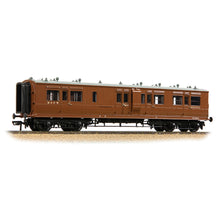 Load image into Gallery viewer, LNWR 50ft Arc Roof Brake Third Corridor M&GN Brown - Bachmann -39-881 - Scale OO