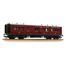 Load image into Gallery viewer, LNWR 50ft Arc Roof Brake Third Corridor LMS Crimson Lake - Bachmann -39-883 - Scale OO