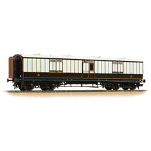 Load image into Gallery viewer, LNWR 50ft Arc Roof Full Brake LNWR Dark Claret & White