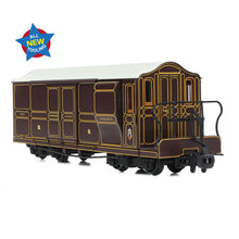 Load image into Gallery viewer, Ffestiniog Railway Curly Roof Van No.1 FR Lined Plum - Bachmann -394-076 - Scale OO9