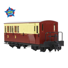 Load image into Gallery viewer, Ffestiniog Railway Brake Third No. 8 Crimson & Cream - Bachmann -394-085 - Scale OO9