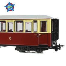 Load image into Gallery viewer, Ffestiniog Railway 'Tin Car' Saloon Third No. 119 FR Crimson & Cream - Bachmann -394-100 - Scale OO9