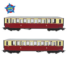 Load image into Gallery viewer, Ffestiniog Railway 'Tin Car' Saloon Third No. 120 FR Crimson & Cream - Bachmann -394-100A - Scale OO9
