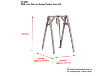 Load image into Gallery viewer, Narrow Gauge (OO9) Timber Loco Lift - Bachmann -44-0104 - Scale 1:76 (OO9)