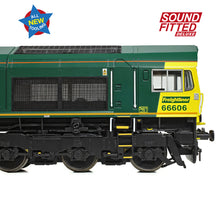 Load image into Gallery viewer, Class 66/6 66606 Freightliner Green - Bachmann -50-002SFX - Scale OO
