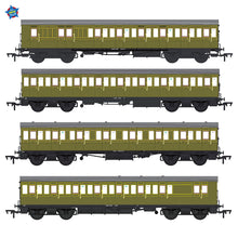 Load image into Gallery viewer, LBSCR 54ft 'Isle of Wight' 4-Coach Pack SR Maunsell Green