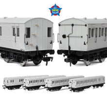 Load image into Gallery viewer, LBSCR 54ft 'Isle of Wight' 4-Coach Pack BR Crimson - Bachmann -E86023 - Scale OO