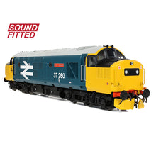 Load image into Gallery viewer, Class 37/0 Centre Headcode 37260 'Radio Highland' BR Blue (Large Logo) - Bachmann -35-309SF - Scale OO