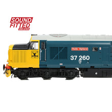 Load image into Gallery viewer, Class 37/0 Centre Headcode 37260 'Radio Highland' BR Blue (Large Logo) - Bachmann -35-309SFX - Scale OO