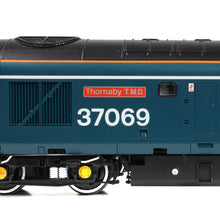 Load image into Gallery viewer, Class 37/0 Split Headcode 37069 'Thornaby TMD' BR Blue (White Stripe) - Bachmann -35-312 - Scale OO
