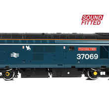 Load image into Gallery viewer, Class 37/0 Split Headcode 37069 'Thornaby TMD' BR Blue (White Stripe) - Bachmann -35-312SF - Scale OO