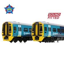 Load image into Gallery viewer, Class 158 2-Car DMU 158824 Arriva Trains Wales (Revised) - Bachmann -371-854SF - Scale N