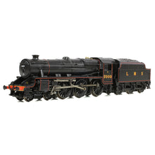 Load image into Gallery viewer, LMS 5MT 'Black 5' with Riveted Tender 5000 LMS Lined Black - Bachmann -372-135A - Scale N