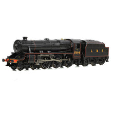Load image into Gallery viewer, LMS 5MT 'Black 5' with Riveted Tender 5004 LMS Lined Black - Bachmann -372-135B - Scale N