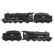 Load image into Gallery viewer, LMS 5MT 'Black 5' with Welded Tender 45198 BR Lined Black (Late Crest) - Bachmann -372-137B - Scale N