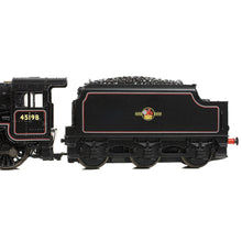 Load image into Gallery viewer, LMS 5MT 'Black 5' with Welded Tender 45198 BR Lined Black (Late Crest) - Bachmann -372-137B - Scale N