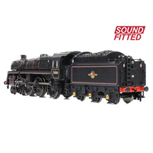 Load image into Gallery viewer, BR Standard 5MT with BR1 Tender 73006 BR Lined Black (Late Crest) - Bachmann -372-729ASF - Scale N