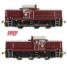 Load image into Gallery viewer, Class 14 D9523 BR Maroon (Wasp Stripes) - Bachmann -372-955SF - Scale N
