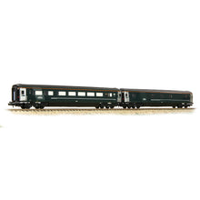 Load image into Gallery viewer, BR Mk3 'Night Riviera' 2-Coach Pack GWR Green (FirstGroup) - Pack A - Bachmann -374-997 - Scale N
