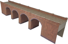 Load image into Gallery viewer, PO240 00/H0 Scale Double Track Red Brick Viaduct