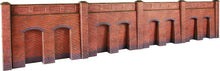 Load image into Gallery viewer, PO244 00/H0 Scale Retaining Wall in Red Brick