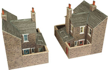 Load image into Gallery viewer, Low Relief Stone Terraced House Backs  - OO Gauge - PO277 by Metcalfe