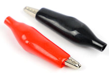 Load image into Gallery viewer, Crocodile Clips Red/Black (Pair) - Gaugemaster Electric - 28
