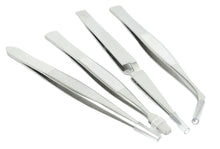 Load image into Gallery viewer, Stainless Steel Tweezers (4) - Gaugemaster Tools - 609