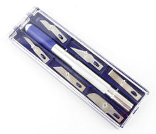 Load image into Gallery viewer, Soft Grip Craft Knife No.1 Set with 6 Blades - Gaugemaster Tools - 683