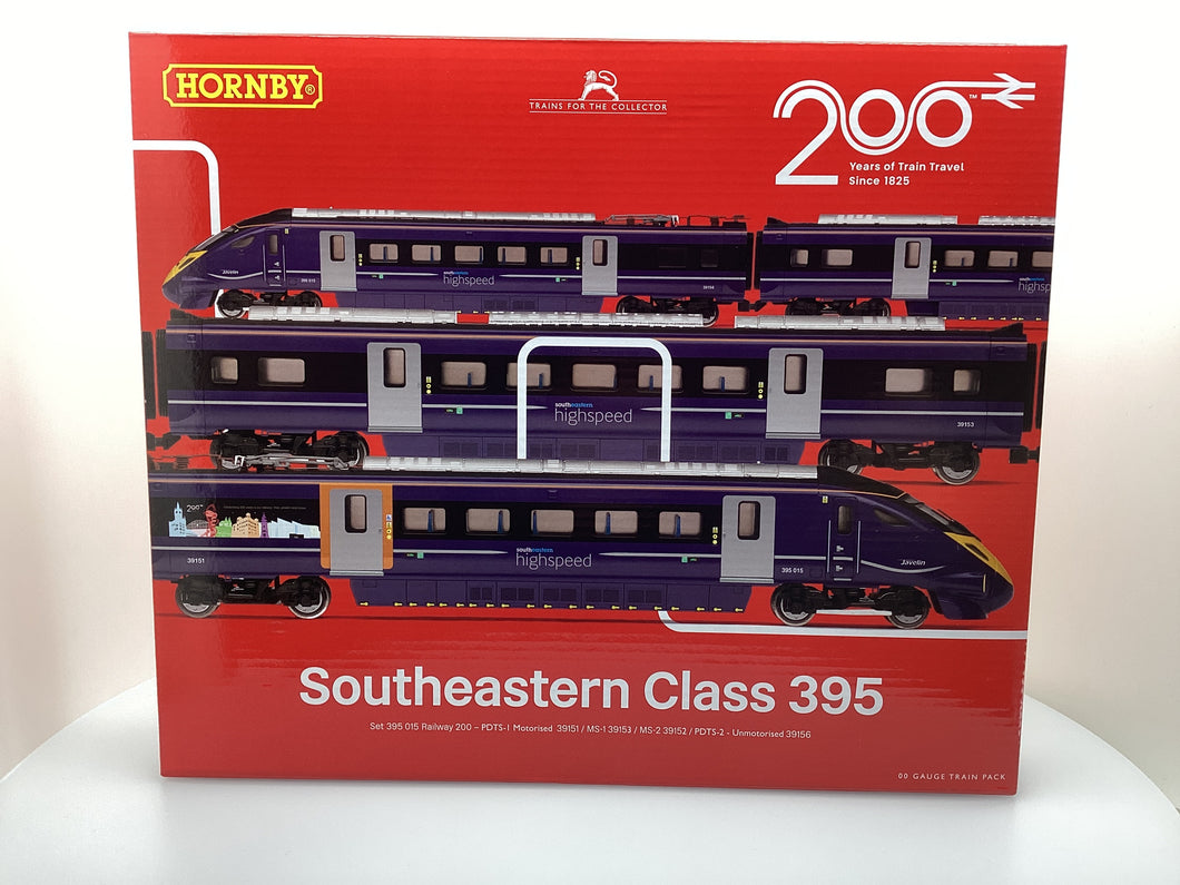 Rail 200 Southeastern Class 395 - 4 Car Train Pack 395015- Hornby - R30442 New for 2025